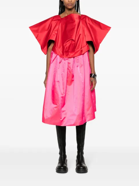 Comme Des Garçons colour-block voluminous midi dress GLO009 - 1