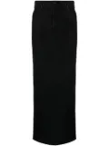 MOTHER SNACKS! The Candy Stick denim skirt - Black