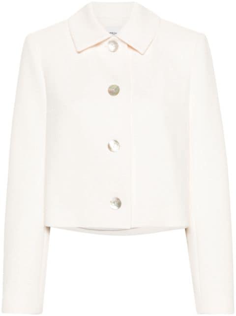 Claudie Pierlot spread-collar button-up jacket