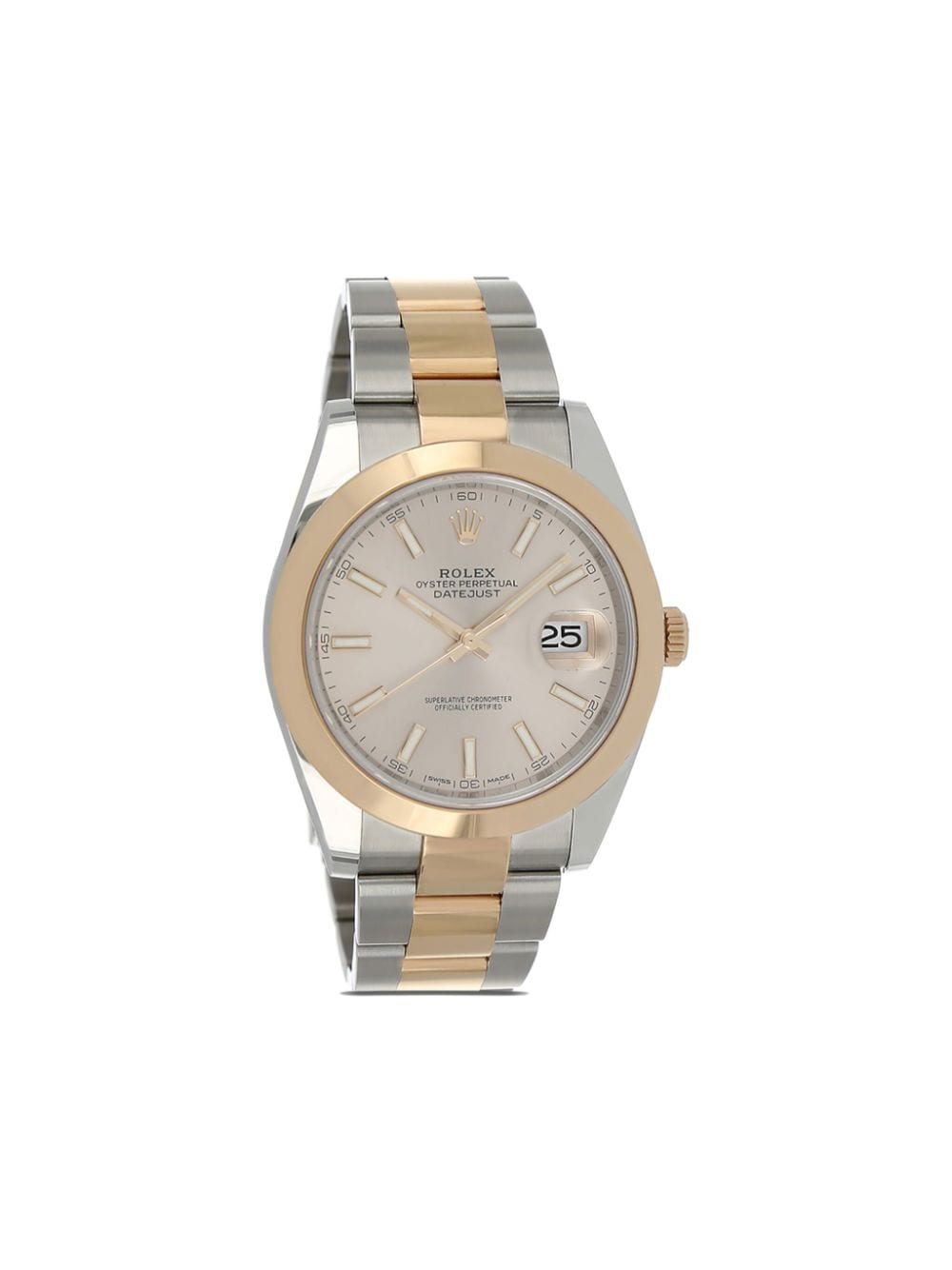 Pre-owned Rolex 2019  Date Just 41mm In Gold