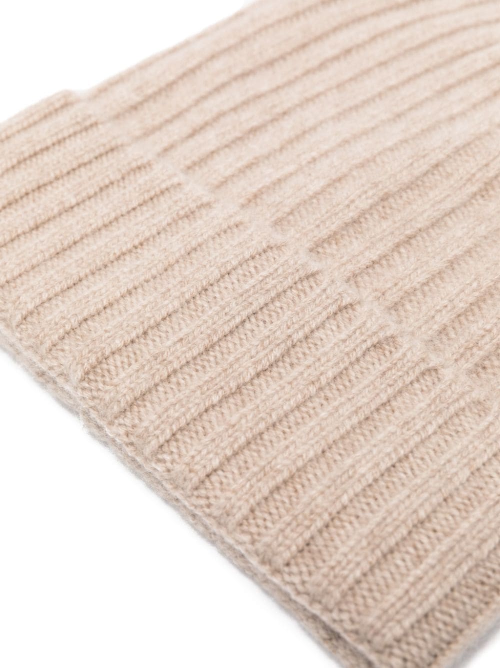 arch4 ribbed-knit cashmere beanie - Beige