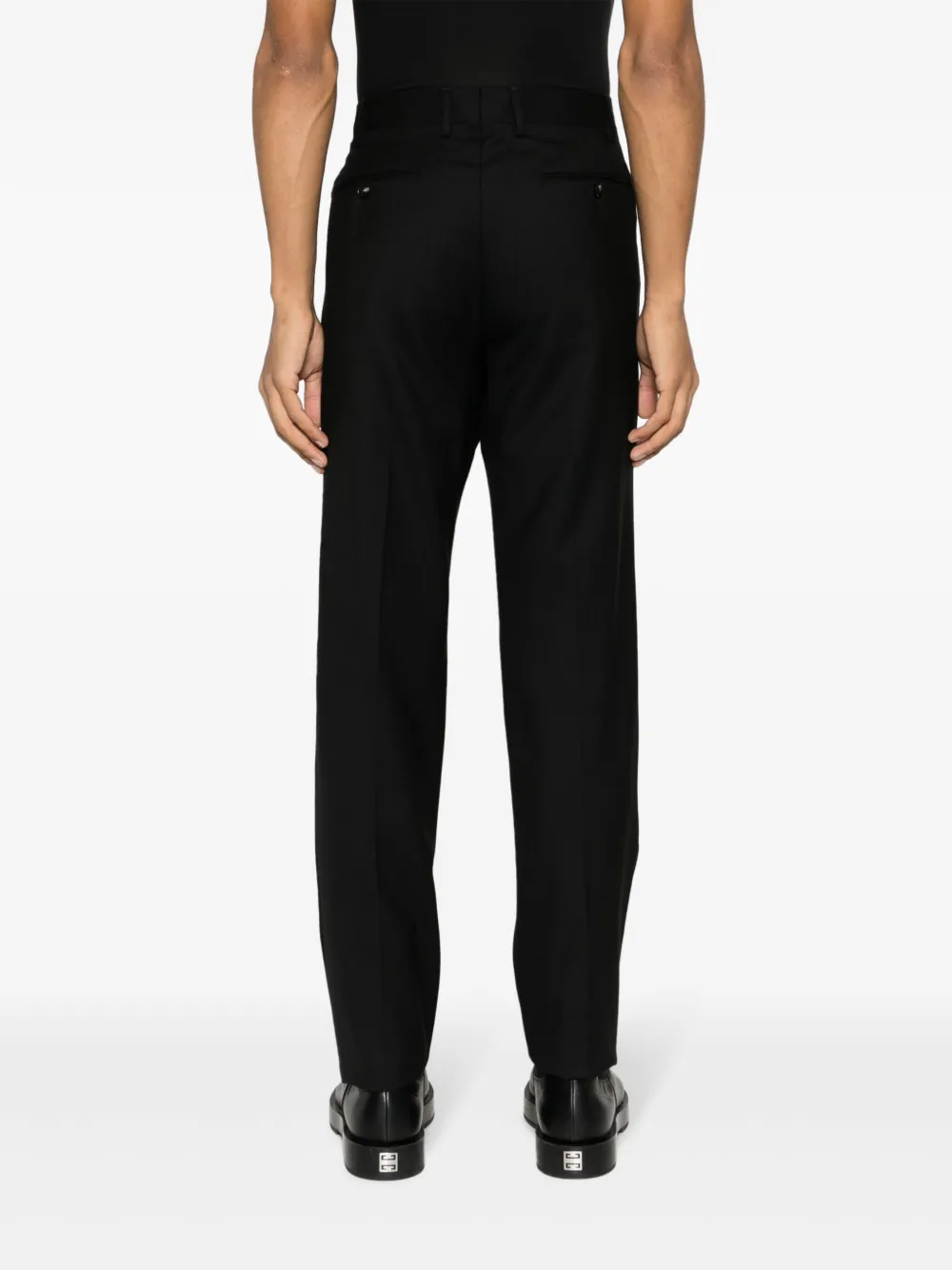 Lardini Wollen pantalon Zwart