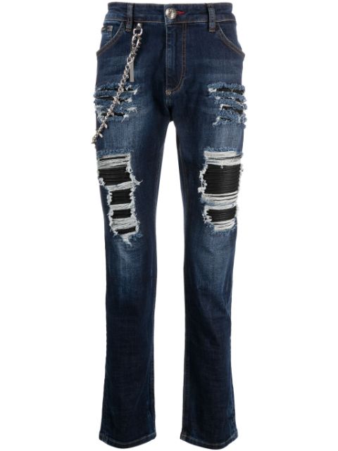 Philipp Plein mid-rise straight-leg jeans Men