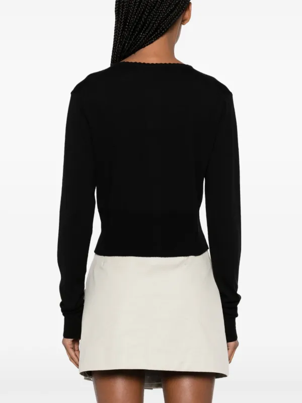 Vivienne Westwood Bea クロップド カーディガン | ブラック | FARFETCH JP