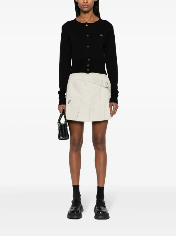 Vivienne Westwood Bea クロップド カーディガン | ブラック | FARFETCH JP