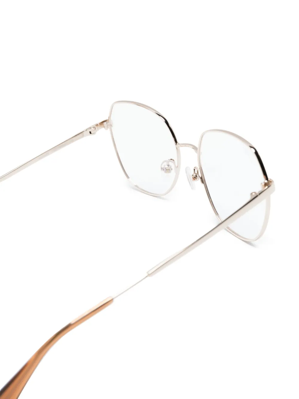 Max & Co Mo5089 Round-frame Glasses In Silver