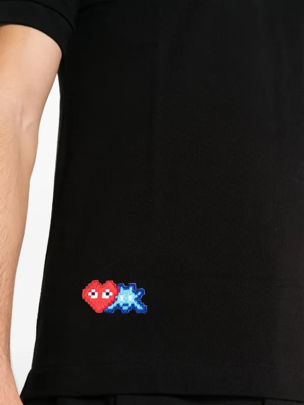 Play Comme Des Garcons Black Shirt Comme Des Garcons PLAY Gold