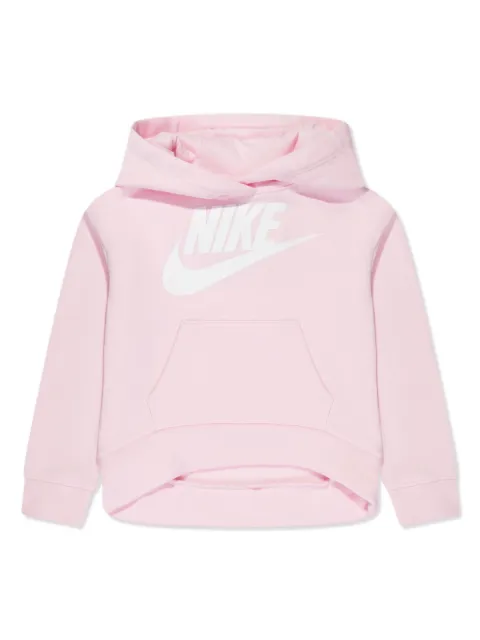 Nike Kids logo-print cotton-blend hoodie 
