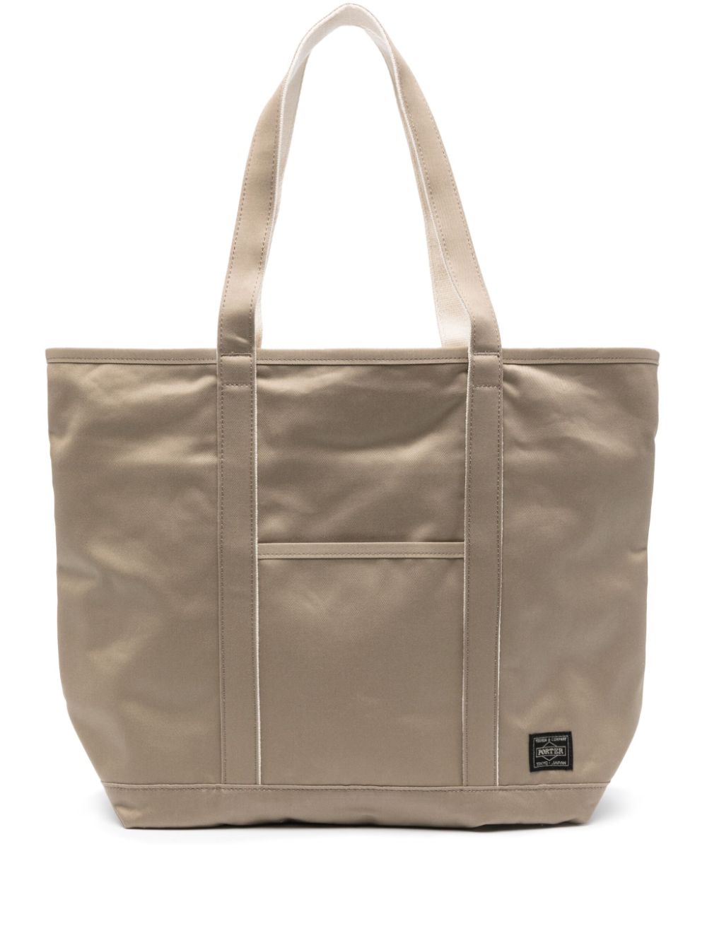 Porter-yoshida & Co Weapon Logo-appliqué Tote Bag In Neutrals