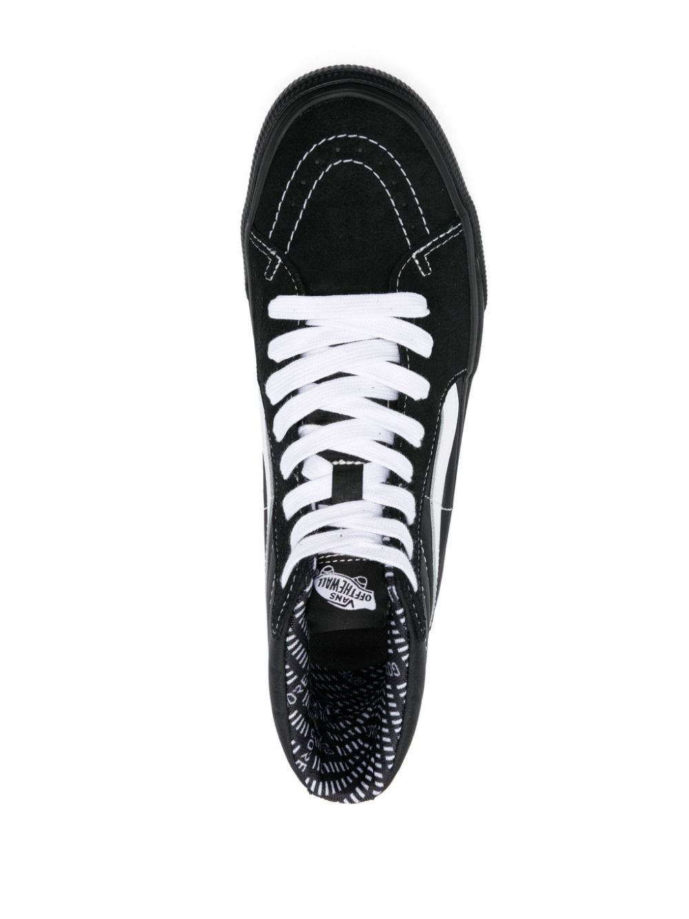 Shop Vans Sk8-hi Lace-up Sneakers In Black