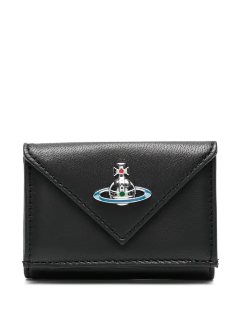 Vivienne Westwood Orb-plaque leather wallet