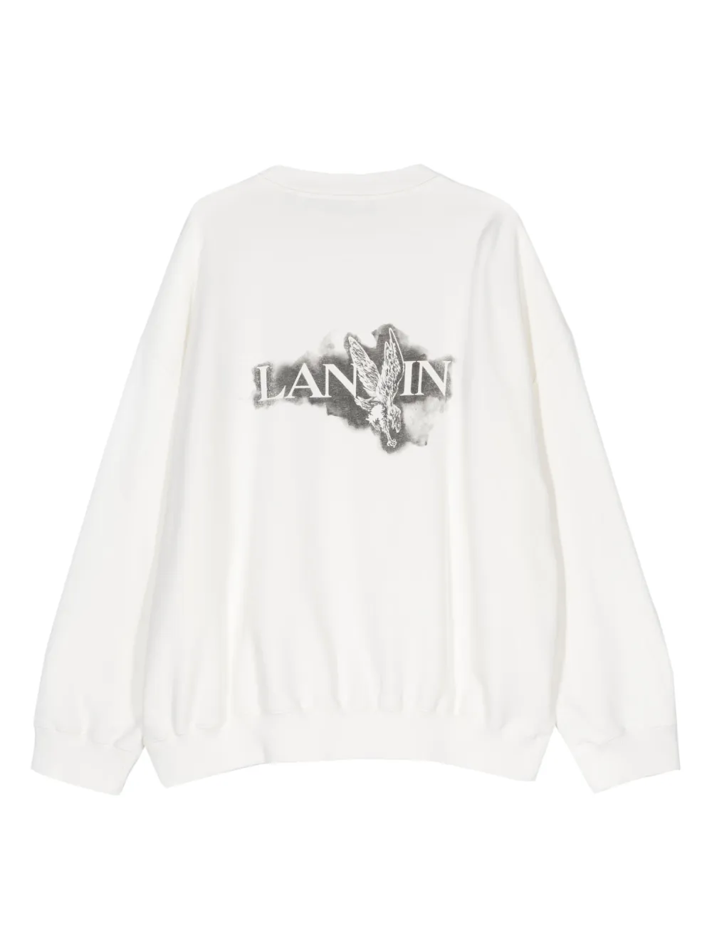 Lanvin Sweater met logoprint - Wit