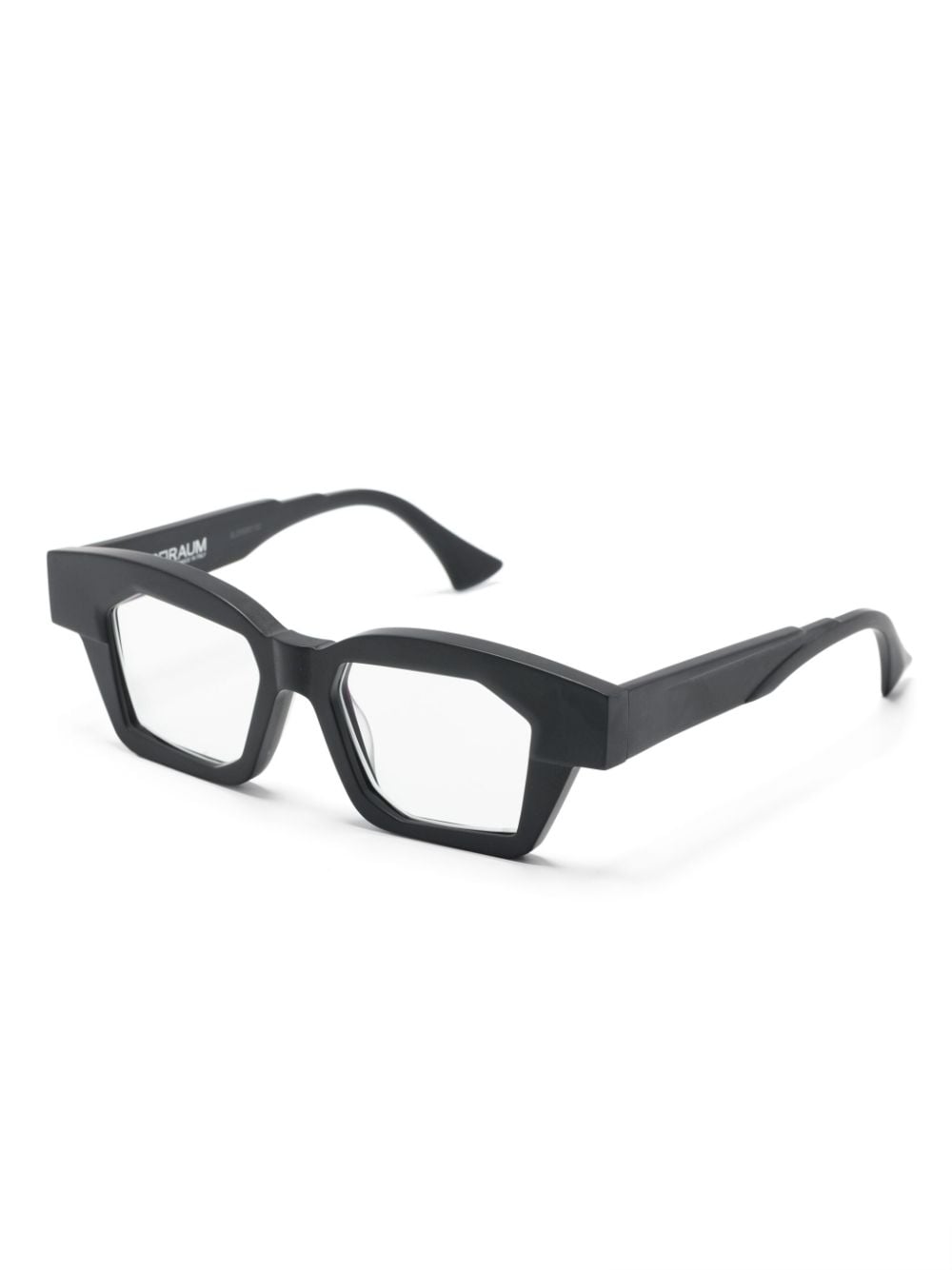 Shop Kuboraum K36 Square-frame Glasses In Black