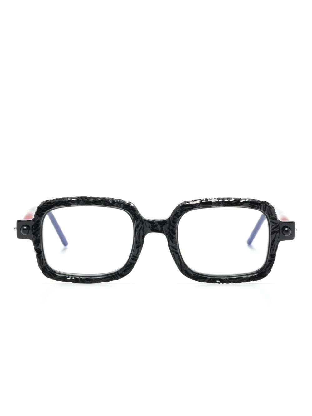Kuboraum P2 Square-frame Glasses In Black
