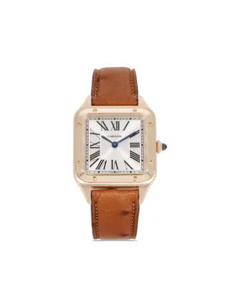 Cartier 2022 pre owned Santos Dumont Horloge Zilver FARFETCH NL