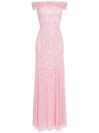 Jenny Packham Buttercup sequin embellished Dress Pink FARFETCH