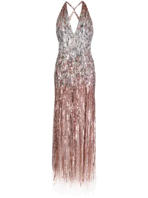 Margot glitter outlet maxi dress