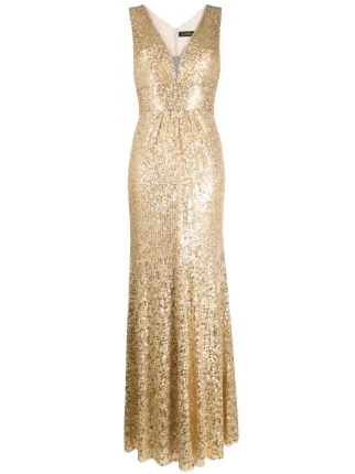 Jenny Packham Maxikleid Mit Pailletten Gold FARFETCH DE jenny-packham-maxikleid-mit-pailletten-gold-farfetch-de