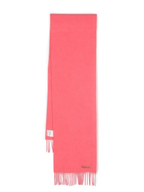 Acne Studios logo-tag wool scarf