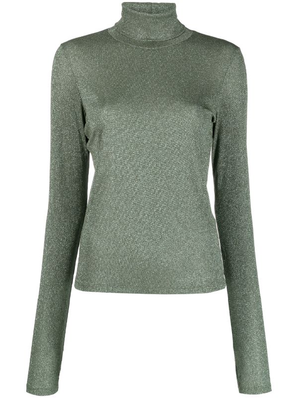 Metallic hotsell polo neck