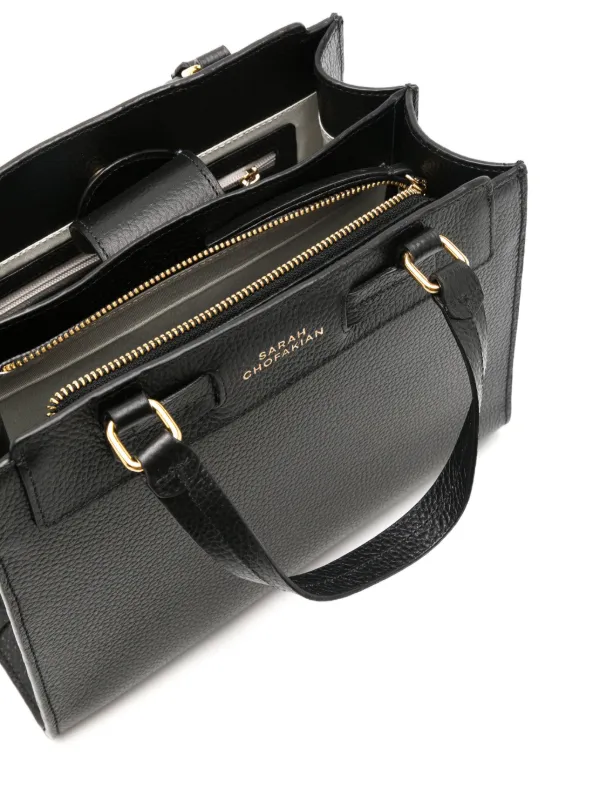 Sarah Chofakian Bolsa Transversal Etienne Com Logo | Preto