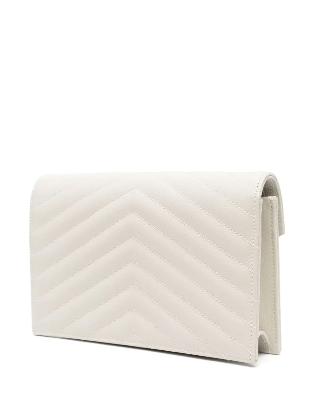 Saint Laurent Cassandre kleine clutch Beige