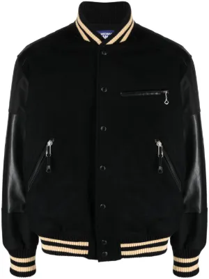 LV x YK Embroidered Faces Varsity Blouson - Luxury Blue