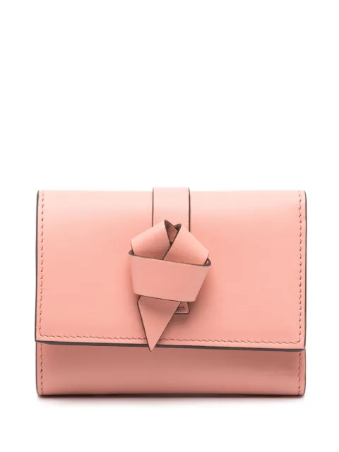 Acne Studios knot-detail leather wallet