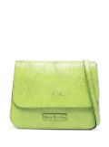 Acne Studios Platt crackle-effect shoulder bag - Green