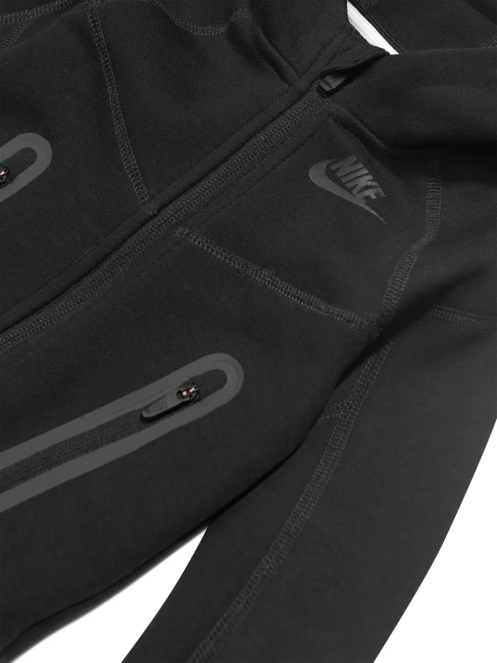 Nike Logo-print Cotton-blend Pajamas In Black