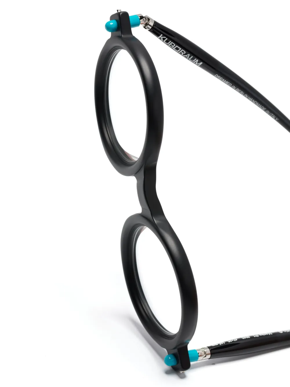Kuboraum P1 Round-frame Glasses In Black