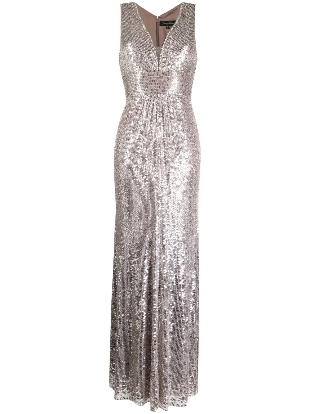 Jenny Packham Maxi-jurk met pailletten Beige