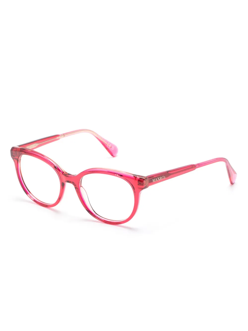 MAX&Co. lunettes de vue rondes à logo gravé | Homme | Image 2