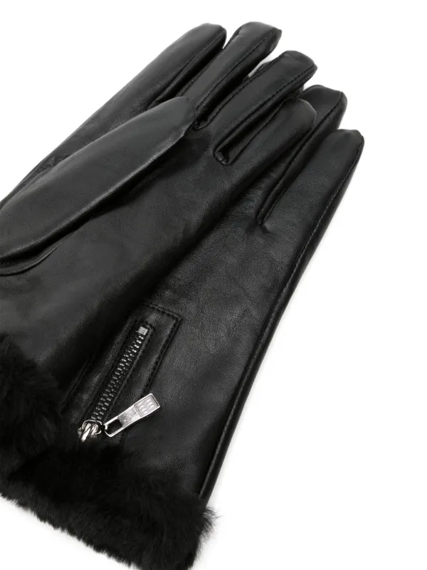 DENTS Yasmin Leather Gloves Black FARFETCH JO