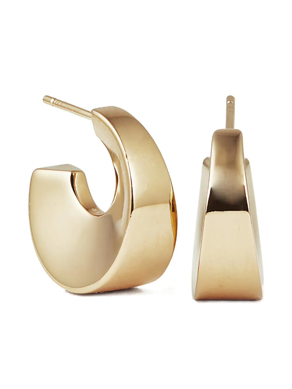 Otiumberg Arc Chunky hoop earrings - Oro