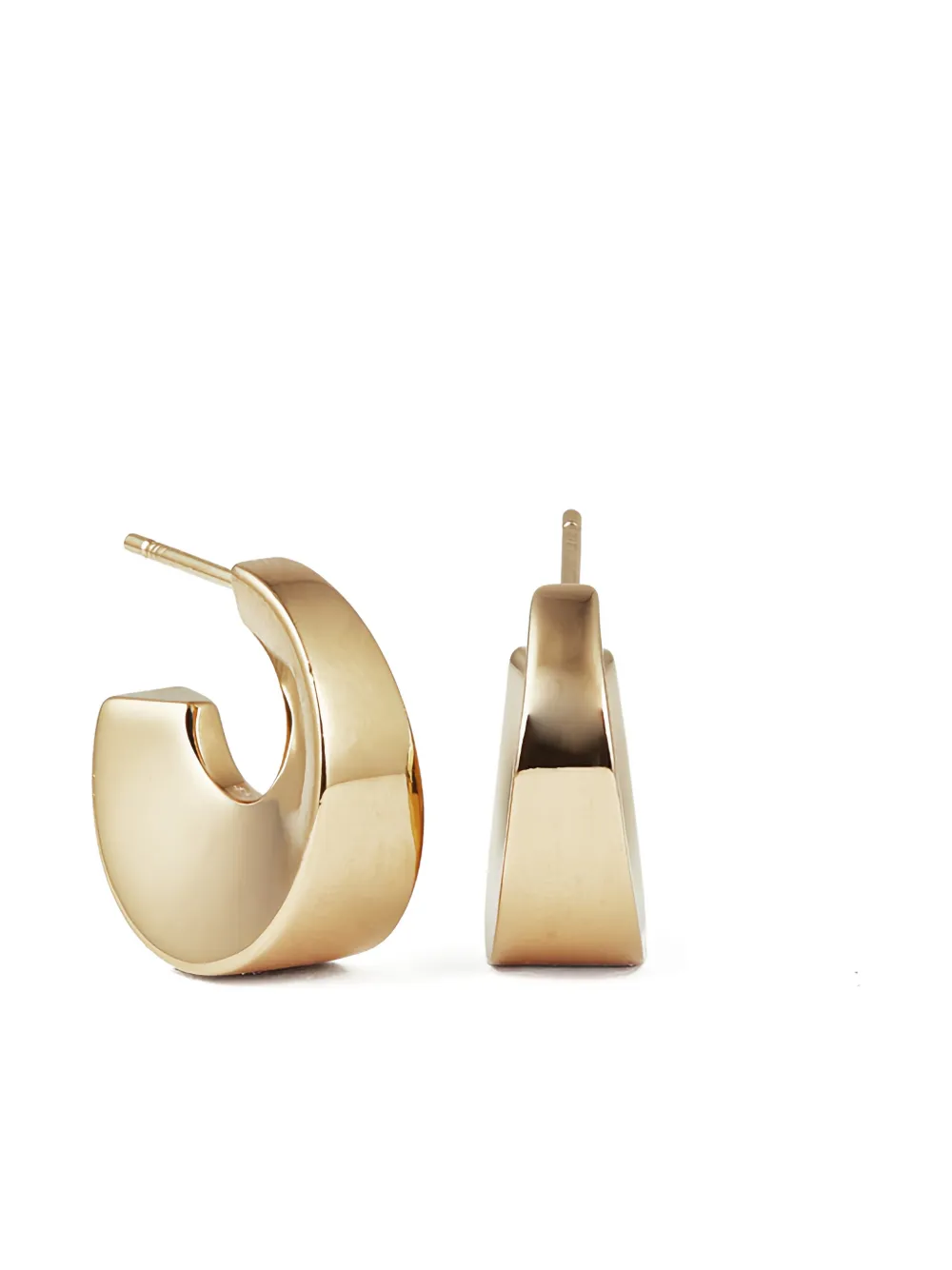 Otiumberg Arc Chunky hoop earrings - Goud