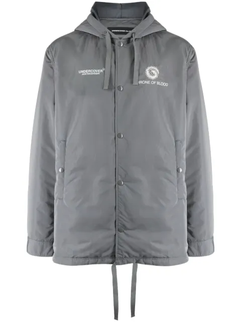 Undercover illustration-print hooded jacket