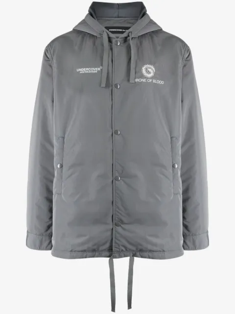 Undercover veste imprimée à capuche