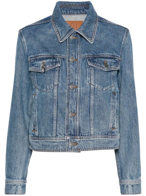 Claudie Pierlot cropped denim jacket