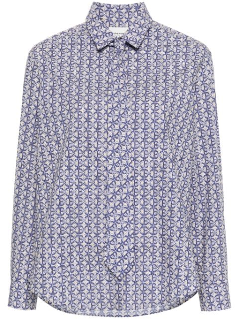 Claudie Pierlot geometric-print buttoned shirt