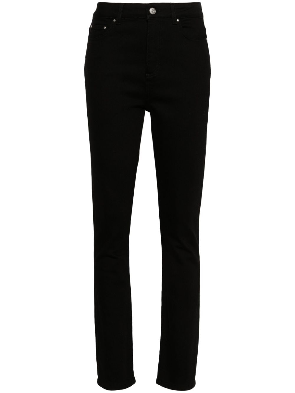 Claudie Pierlot Mid-rise Skinny Jeans In Black