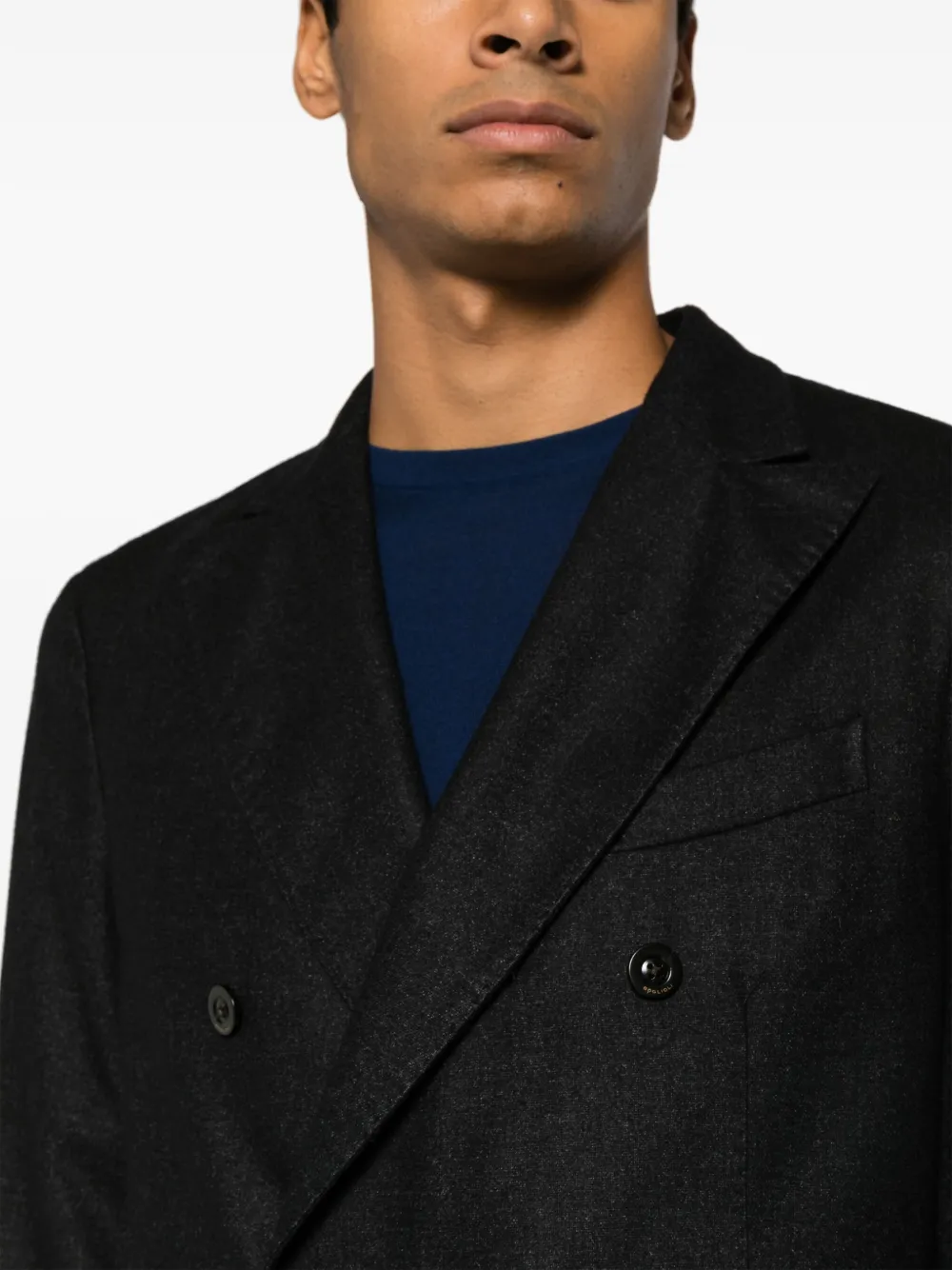 Boglioli Blazer met dubbele rij knopen Blauw
