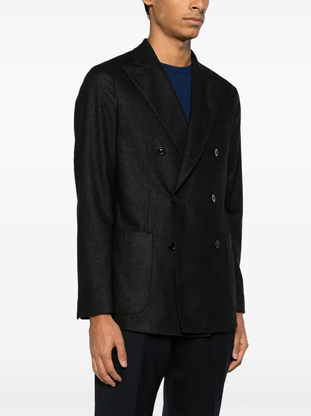 Boglioli Blazer met dubbele rij knopen Blauw