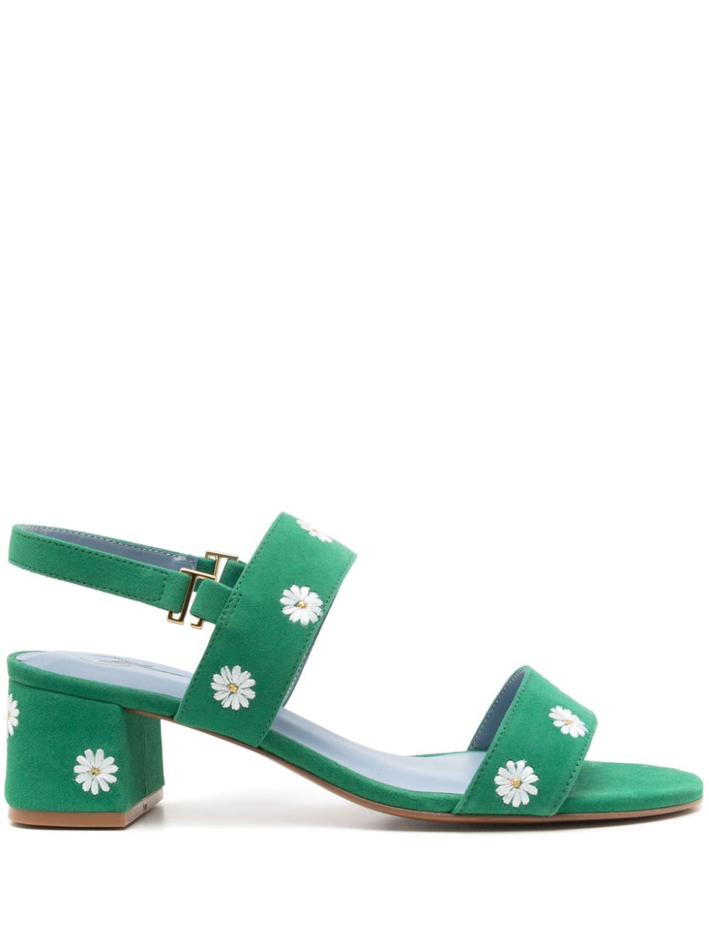 Little Daisy 50mm suede mules