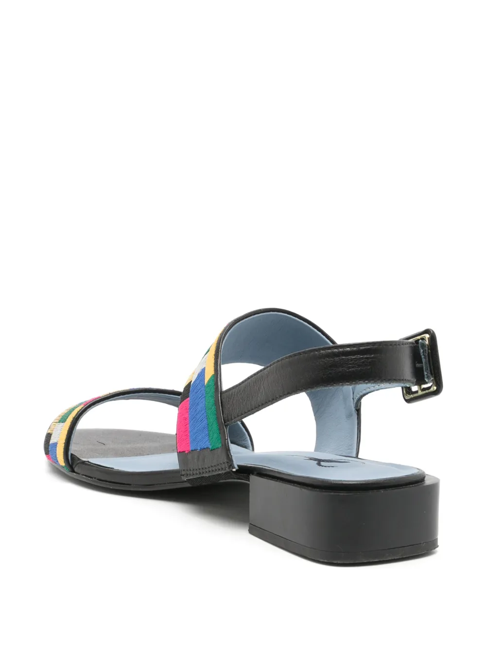 Blue Bird Shoes colour block Leather Sandals Multicolour FARFETCH UK