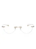 Dita Eyewear Lancier round-frame glasses - Gold