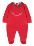 Siola slogan-embroidered long-sleeve tracksuit
