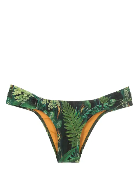 Lygia & Nanny bikini bottom Ritz con hojas estampadas