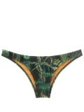 Lygia & Nanny Poipu leaf-print bikini bottoms - Green