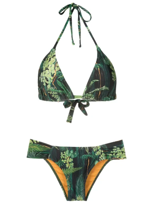 Bikini Vicky à imprimé végétal - Lygia & Nanny - Modalova